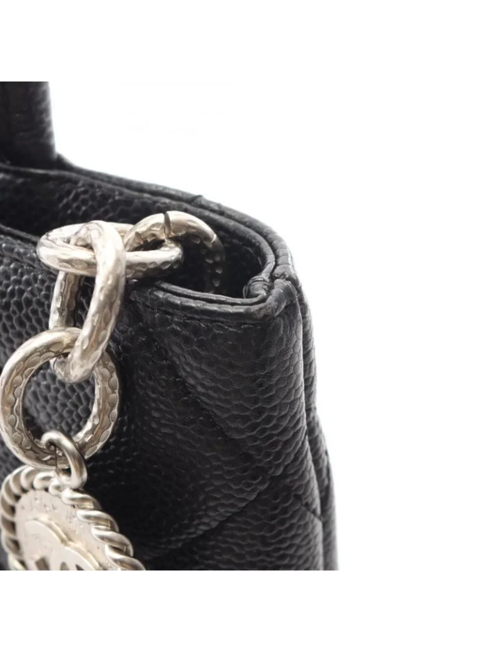 Chanel Tote Reissue Black Caviar Leather